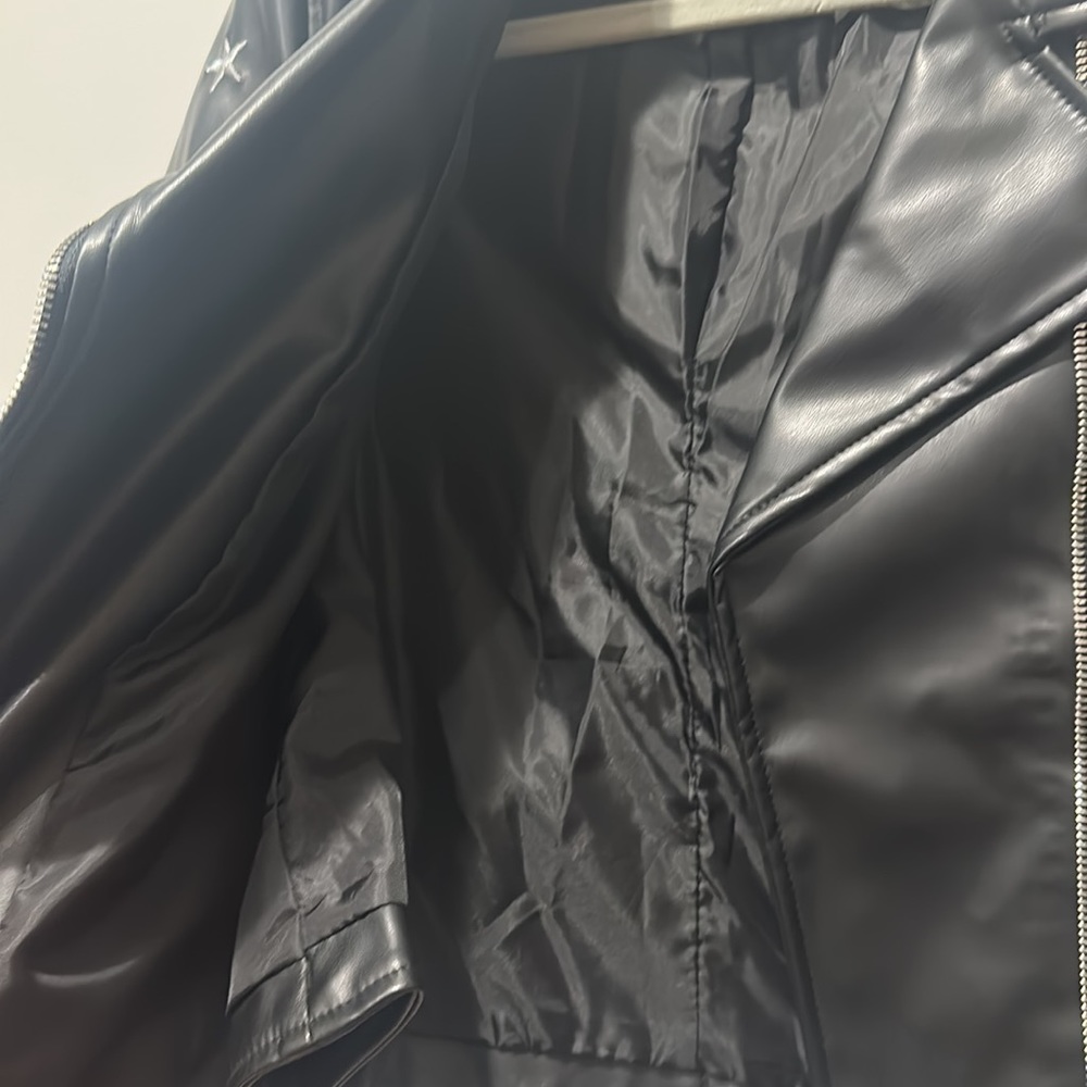 Superdown Embroidered Moto Jacket - image 8